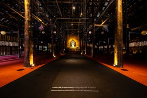 Exhibition view: Zen Teh, Cherntawan International, Thailand Biennale, Chiang Rai 2023: _The Open World_ (9 December 2023–30 April 2024). Courtesy Thailand Biennale Chiang Rai 2023\. Photo: Wanchai Phutthawarin.